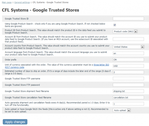 Google Trusted Stores integration for v4