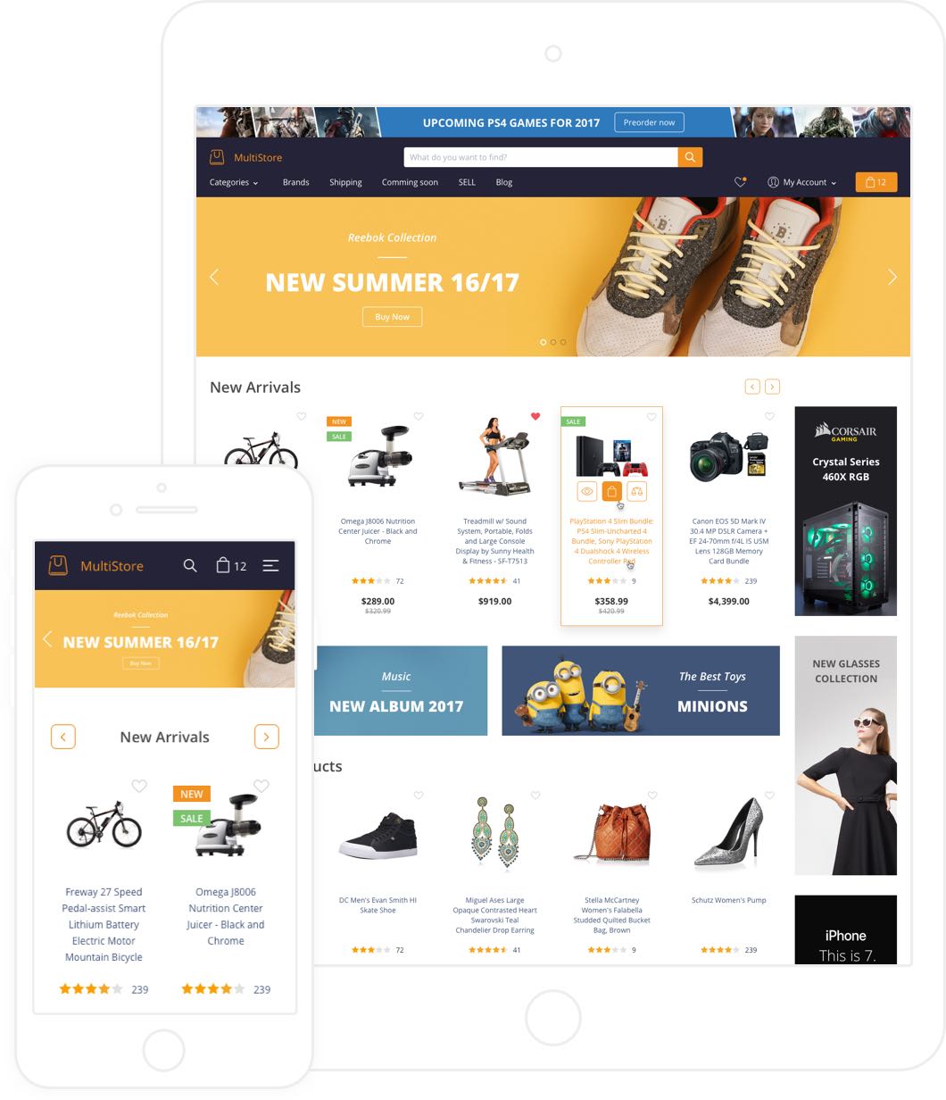 40 Responsive Ecommerce Website Templates For High Converting Websites