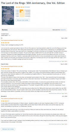Advanced Customer Reviews