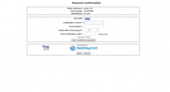 Barclaycard ePDQ e-Commerce