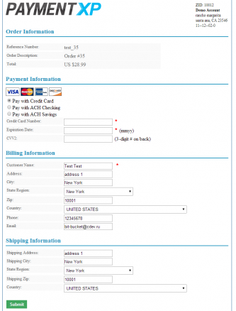 Meritus Payment Solutions: Payment XP gateway integration [DEPRECATED]