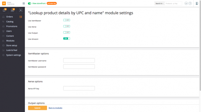 Lookup product details by UPC and name