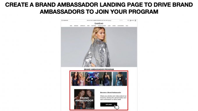 CREATE A BRAND AMBASSADOR LANDING PAGE TO DRIVE BRAND AMBASSADORS TO JOIN YOUR PROGRAM