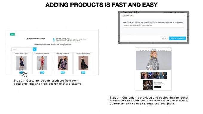 ADDING PRODUCTS IS FAST AND EASY