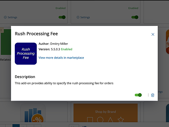 Rush Processing Fee