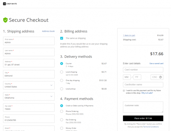 X-Payments Cloud connector
