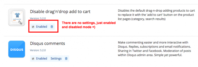 Disable drag'n'drop add to cart