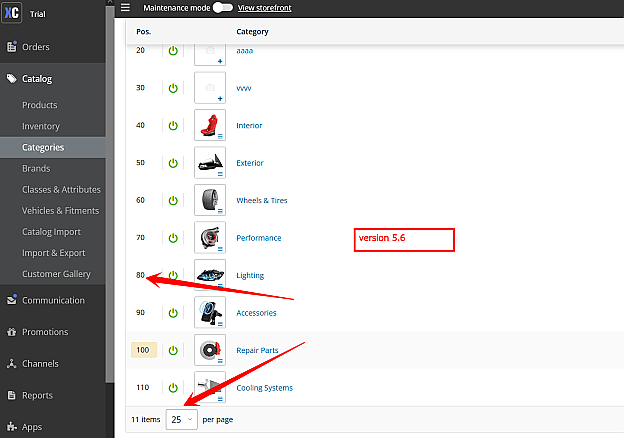 Persistent Position Sorting