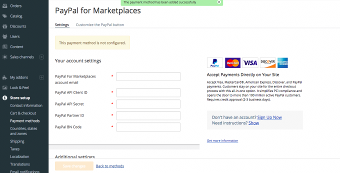 PayPal for Marketplaces