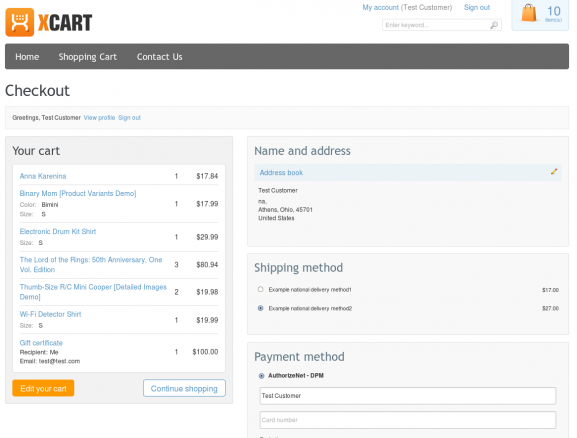 Smooth Checkout (Responsive One Page Checkout)