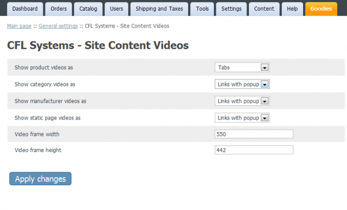 Site Content Videos for v4