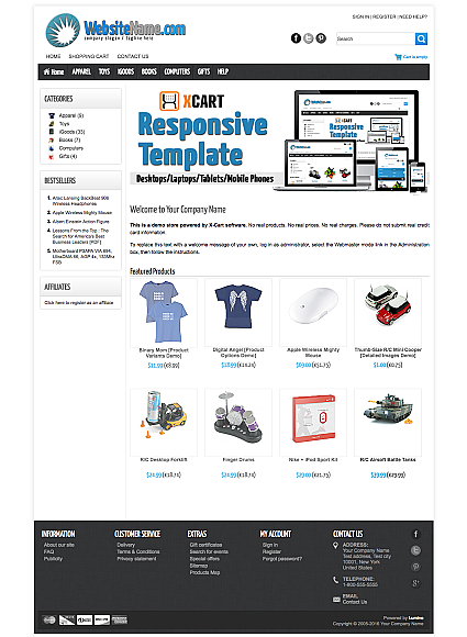 X-Cart Lumino Responsive Template