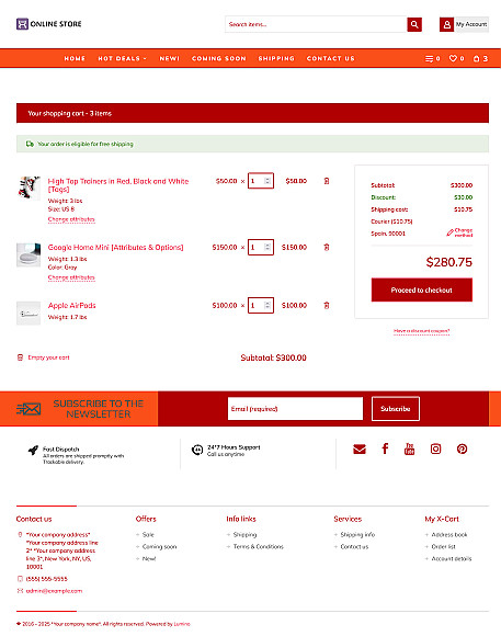 Lumino Beady X-Cart 5.5 Responsive Template