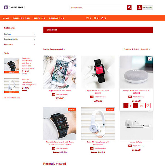 Lumino Beady X-Cart 5.5 Responsive Template